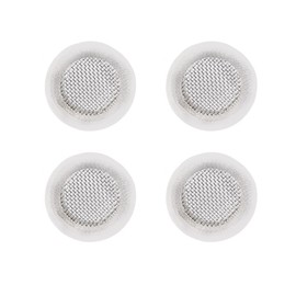 Silicone Washer Silicone Filter Gasket for Shower Head Water tap Faucet, for 5/8 inch Washing Machine and 3/4 inch Garden Hose Connector (White 4 Pcs)