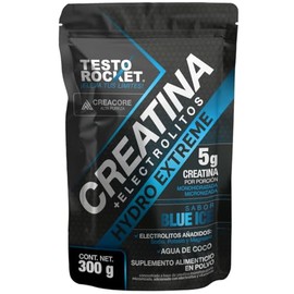 Creatina Monohidratada Micronizada + Electrolitos, Magnesio, Potasio, Vitaminas y Agua de Coco | Creatine HYDRO EXTREME CREACORE 5 g por Porción | Sab