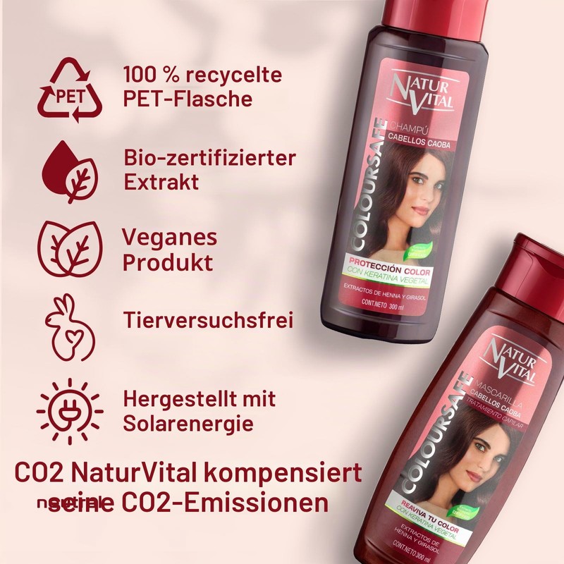Naturaleza Y Vida 8414002740376 Shampoo Color Caoba