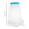 COLLBATH 1pc Foot Cast Cover for Injured Leg Shower Reusable