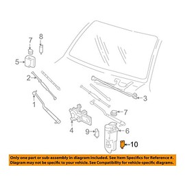 GM Genuine 19244683 Window Washer Pump Kit, Rear, Regular