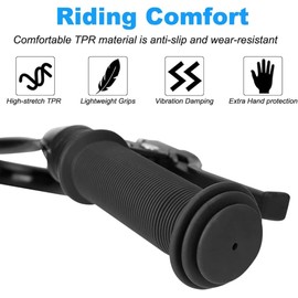 Kids Bike - Kid Bicycle Grips Handlebar 22.2mm for 12”to 16”Bike with Safe Mushroom Pattern | 105mm Soft Toddler Balance Bike Grips Mini Kick Scooter Tricycle Grips for Boys Girls