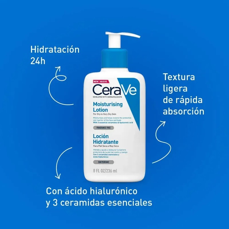 Loción Hidratante Seca A Muy Seca 236Ml Cerave