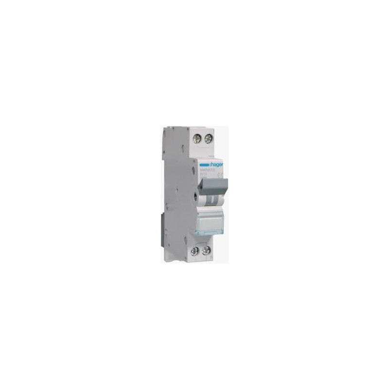 Hager MKN513 Circuit Breaker 1P+N 6kA B-13A