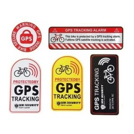 GETON Car Bicycle Theft Prevention Reflective Sticker Prank Accident Prevention Security Sticker GPS Tracking Alarm, Bike Waterproof, Water Resistant (Bicycle)
