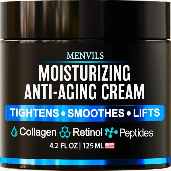 Mens Face Moisturizer Cream - anti Aging & Wrinkle for