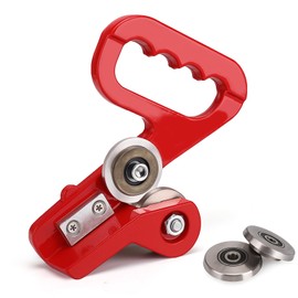 LIHAISHENG Compact 9" Metal Sheet Cutter Tool – Handheld Nibbler for Flat Metal Cutting up to 0.6mm – Lightweight Tin Snips for Thin Steel, Aluminum Sheets & DIY Work