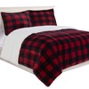 Elegant Comfort 3-Piece Buffalo Lodge-Plaid Comforter Set, Luxurious, Heavyweight, All