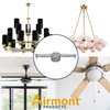 (4-Pack) Ceiling Fan Mounting Bracket with Adjustable Bar Hanger, 1-1/2''