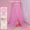 Unicorn Castle Bed Canopy for Girls with Remote Timer Breathable
