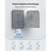 TROND Outlet Extender with USB-C, 8AC Outlet Splitter 3 USB