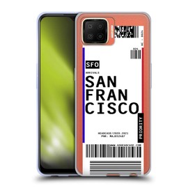 Head Case Designs San Francisco California Luggage Tag 2 Soft Gel Cases Compatible with Oppo F17