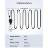 Keovoker 2Pack Ratchet Tie Down Straps, 16Ft 3/8" Adjustable Rope