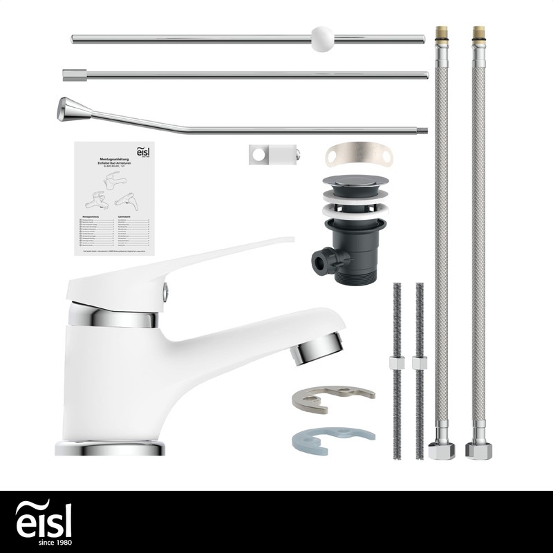 Eisl Speed Bath Filler Tap Fitting, NI075SCR-W