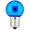 Ohm Electric LED Mini Ball Bulb (Decoration/1.2W/1lm/Clear Blue/G30/E17)