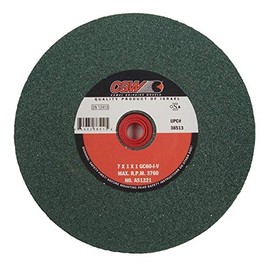 CGW-Camel 35039 7"x 1"x 1" 60-I Green Silicon Carbide Bench/Ped Grinding Wheel