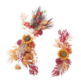 Artificial Flower Lintel Swags Sunflower Arch Silk Floral Swag Wedding Decoration