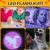 POCKETMAN LED Keychain Flashlight UV Light Small Flashlight Mini Keychain
