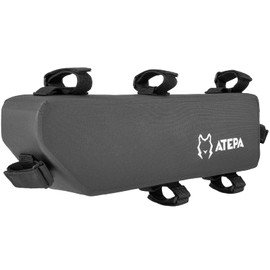 ATEPA Bike Frame Bag Waterproof Bike Triangle Bag Bicycle Under Top Tube Bag Corner Pouch Storage Bag for Cycling Accessories 18x4.7x3.1inch