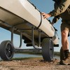 GanFindX Heavy Duty Kayak Cart | Adjustable Foldable Trolley with