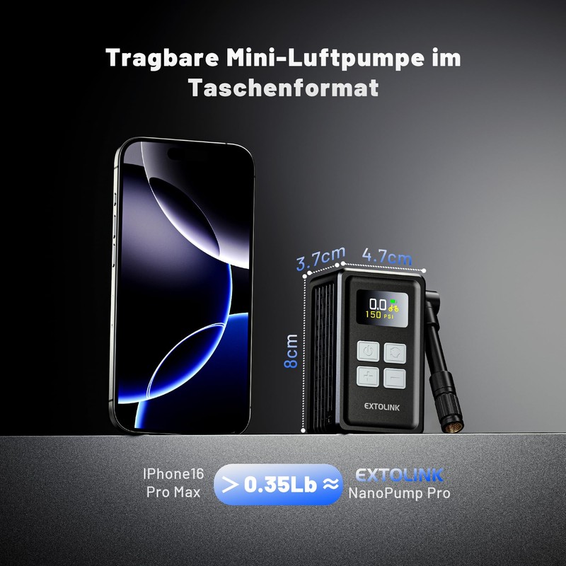 EXTOLINK Electric Bicycle Pump