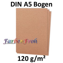 50 sheets DIN A5 paper - natural paper pink - 120gr - 14.8 x 21cm - craft sheet construction paper craft paper letterhead -