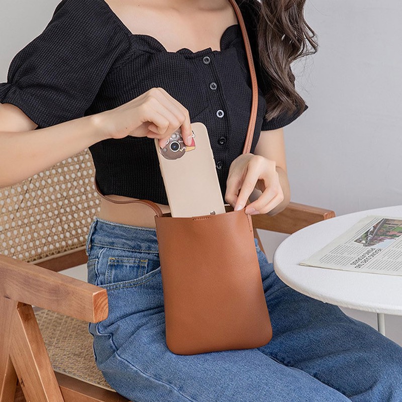 [SaveSooo] 携帯 ショルダー 携帯ショルダー 斜めがけ ショルダーバッグ 軽量 小物入れ 携帯ポーチ スマホポーチ