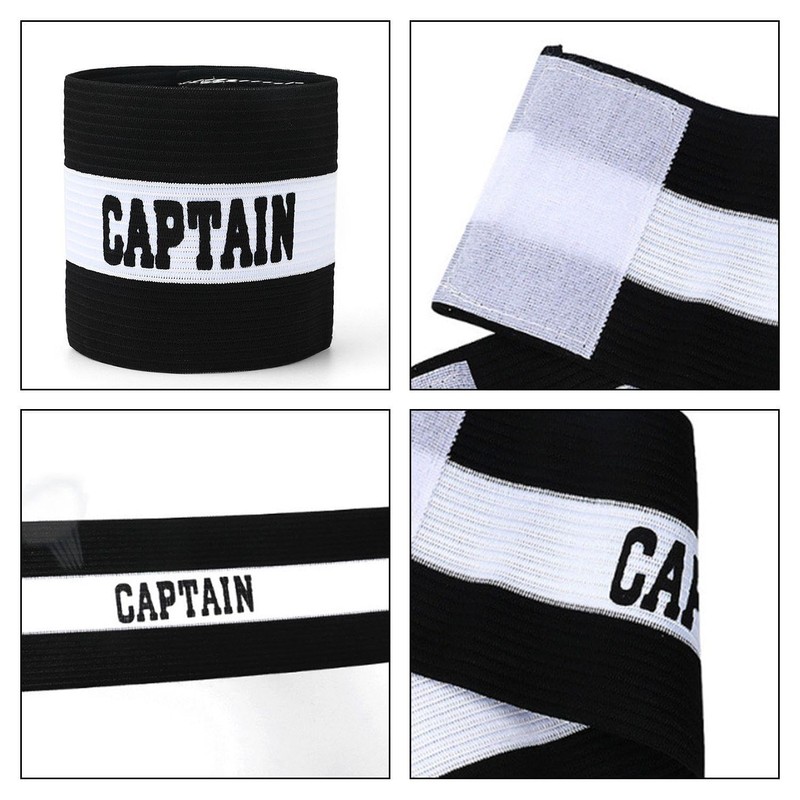 NXPWRC 2 Captain'S Armbands, Black And White Striped Armbands, Captain