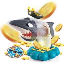  Shark Finger Biting Game Toy,Pop Up Pirate Game Stress Relief Toys,Prank Family Board Games for Kids Ages 4 and Up Birthday for Kids Boy Girl