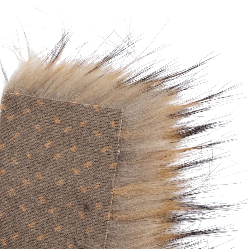 2Pcs Faux Fur Strips Thick Fluffy Soft Artificial Fur Strips
