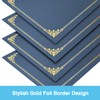 SUNEE Certificate Holders(Navy Blue, 30 Packs), Diploma Covers Gold Foil