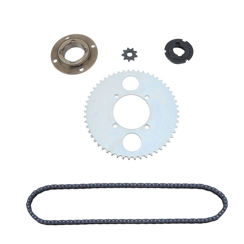 T8F Chain Sprocket Kit Steel 116 Link Drive Chain with