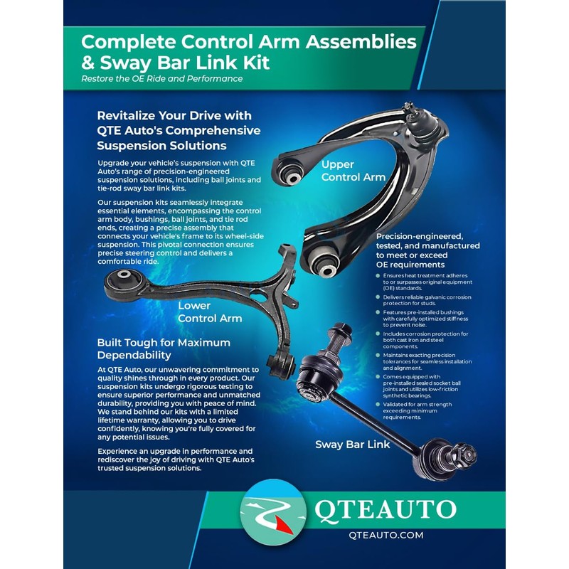 PM Auto Pair of 2 Front Sway Bar Link For