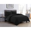 ZENVY Duvet Cover and Fitted Sheet 4pc Set - Includes
