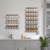 SWOMMOLY Adjustable Wall Mount Spice Rack, 9-Tier Dual-use (Multi-use) Organizer,