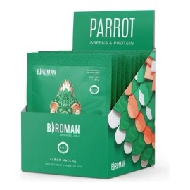 Birdman Parrot Green Protein Suplemento Sobres 30gr Sabor Matcha