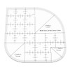 Curved Corner Cutter Ruler, Acrylic Sewing Patchwork Ruler Quilting Templates,