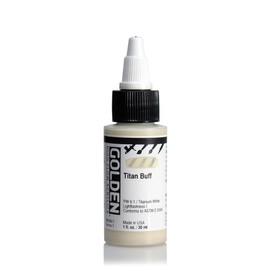 Golden High Flow Acrylic 30 ml (1oz) Bottles Titanium Buff