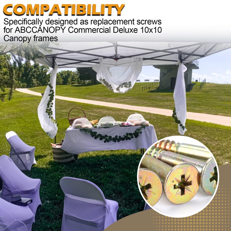 Canopy Screws Replacement Set, for with ABCCANOPY 10x10 Commercial Deluxe
