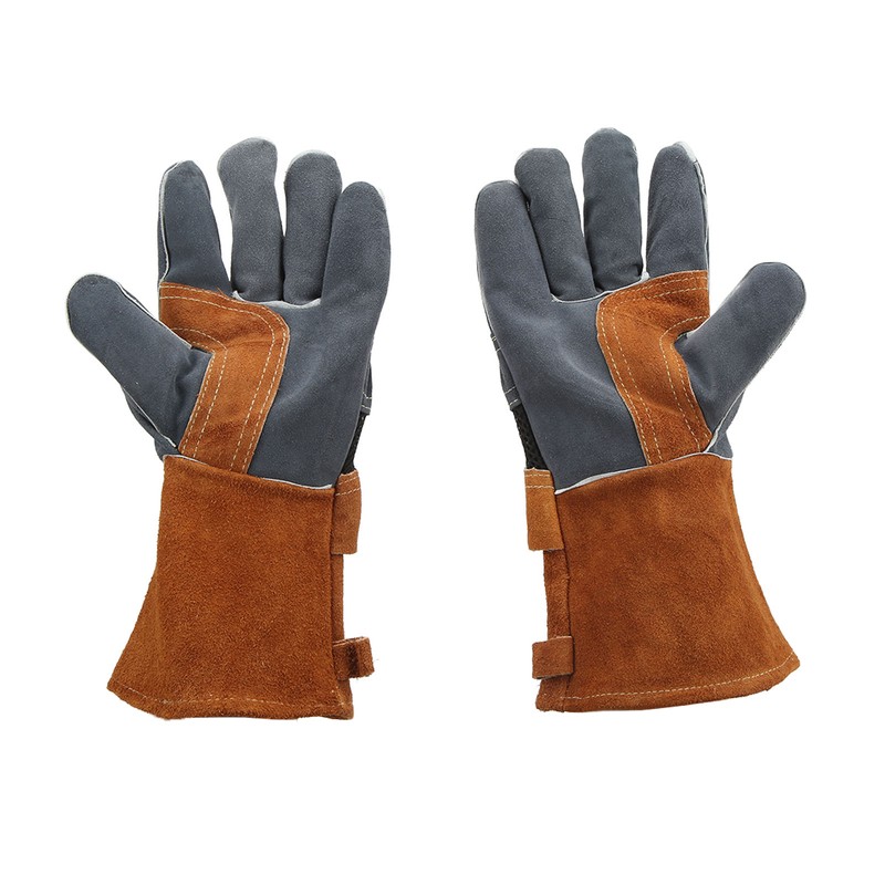 1 Pair Heat Resistant Gloves Separate Fingers Hot Proof Mitts
