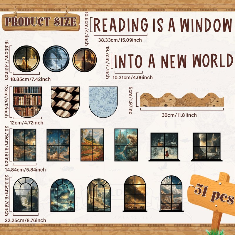 Reading Bulletin Board Set Positive Classroom Decorations Reading is A
