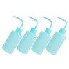 MERRYHAPY 4pcs Squeeze Bottle Curved Nozzle for Eyelash Extensions Salad