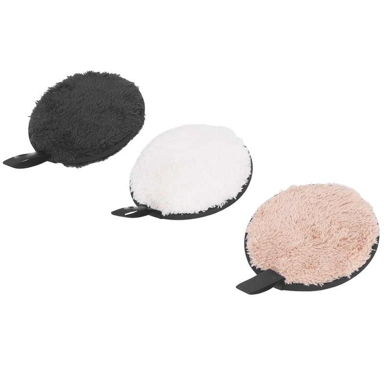 Makeup Remover Puff 3 Colors Purifies Skin Pore Cleansing Exfoliation