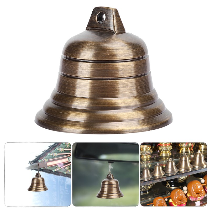 2in Small Copper Bells Handicraft Jingle Buddhism Pendants Ornaments Decoration