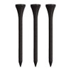 IZZO Golf Wood Golf Tees, 1.75 Inch, Black, 200 Pack