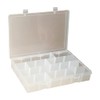 Durham SPADJ-CLEAR, 10 Pack. Small, Plastic Compartment Box