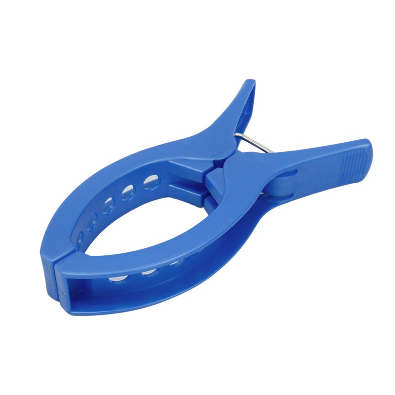 Towa Sangyo Neosul Double Spring Pinch for Veranda, White/Blue, Approx.