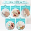 sourcing map 2Pcs Suction Cup Soap Dish, Removable and Reusable