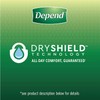 Depend FIT-FLEX Incontinence Underwear for Men, Maximum Absorbency, Disposable, L,