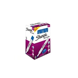 Nuevos Marcadores base agua Sharpie Acuacolor azul 12 pzas Punta cincel